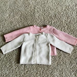 Girls cardigans (12m)